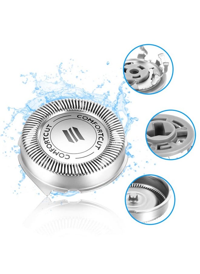 Sh30 Replacement Heads For Philips Norelco Shaver Series 3000 2000 1000 And S738 With Durable Sharp Blade