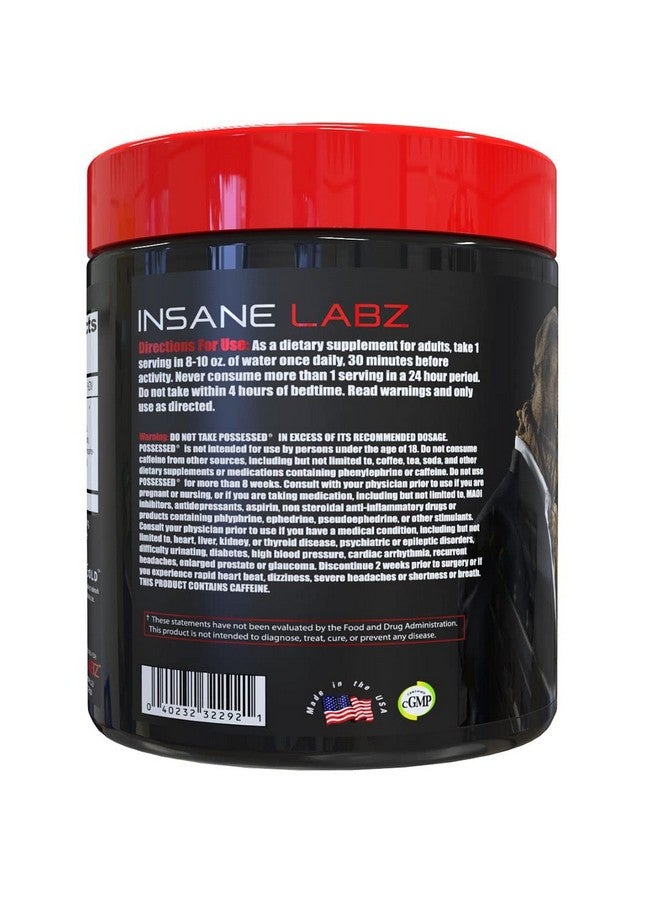 Insane Labz Possessed Low Stimulant Testosterone Boosting Pre Workout Powder, Loaded with D Aspartic Acid and Creatine Fueled by AMPiberry and OXYgold, 30 Srvgs, Gummy Worm - Image 2