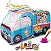 Kiddzery Ice Cream Truck Play Tent for Kids Pretend Play Toy Food Set Pop Up Icecream Playhouse Toys with Music Button Birthday Gift for Girls Boys Indoor Outdoor Tents for Toddlers Baby - Image 3