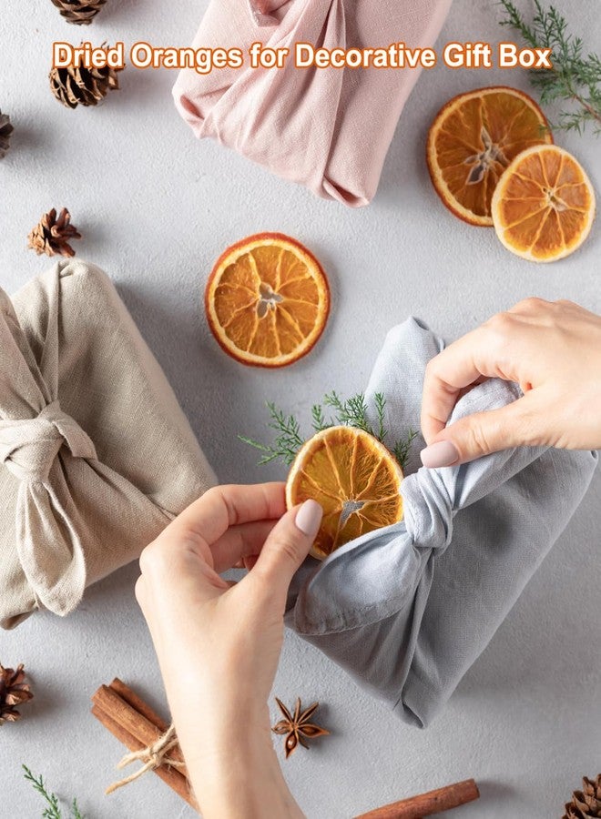 Pextian 50Pcs Dried Orange Slices for Crafts, 4-5cm Natural Dehydrated Orange Slice Ornaments for Potpourri Simmering, Wreath Making Supplies Christmas Bowl Filler Decoration - Image 2