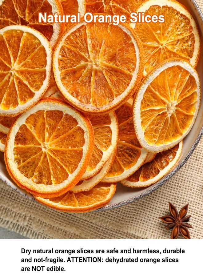 Pextian 50Pcs Dried Orange Slices for Crafts, 4-5cm Natural Dehydrated Orange Slice Ornaments for Potpourri Simmering, Wreath Making Supplies Christmas Bowl Filler Decoration - Image 4
