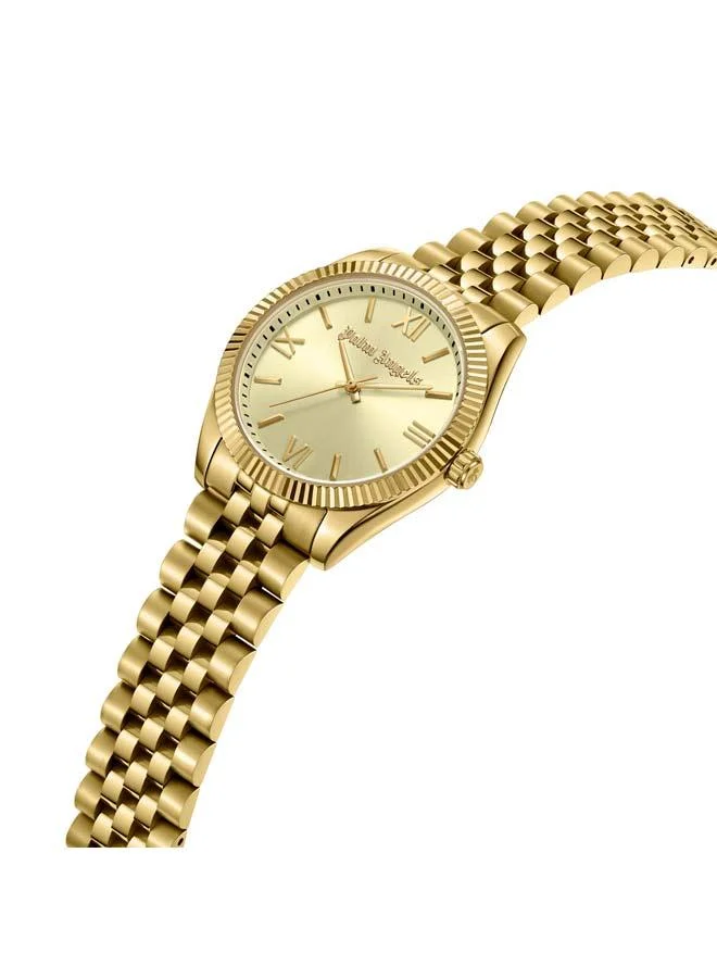 Palm Angels Pioniere Gold Dial Gold Stainless Steel Bracelet Analog Watch for Women, 36mm