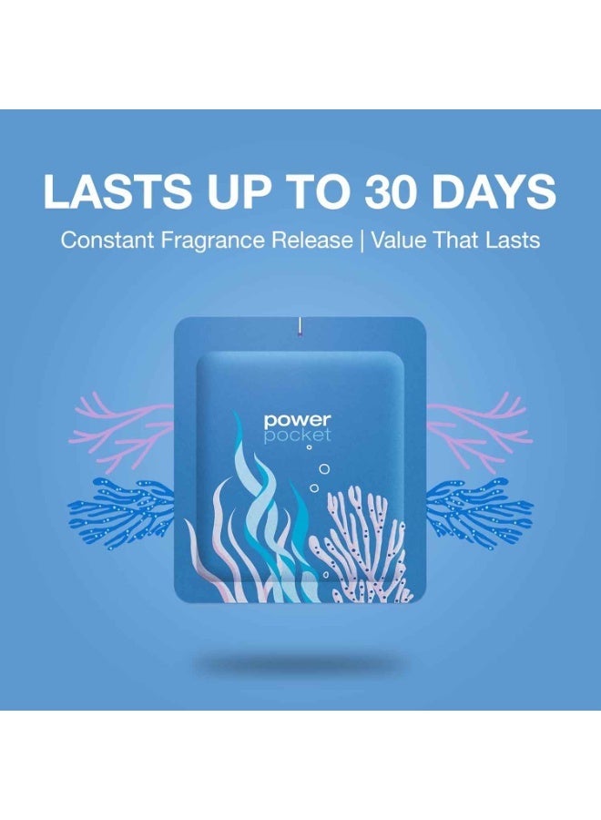 6pcs,Household Air Fresheners,Power Pocket Bathroom Fragrance,Sea Breeze Scent - Image 2