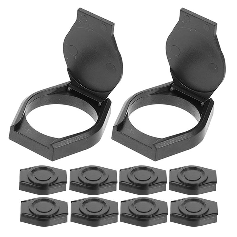 10pcs Universal Webcam Covers: Desktop Computer External Webcam Lens Cap Hood Streaming Web Camera Privacy Covers Clip For Home - Image 1