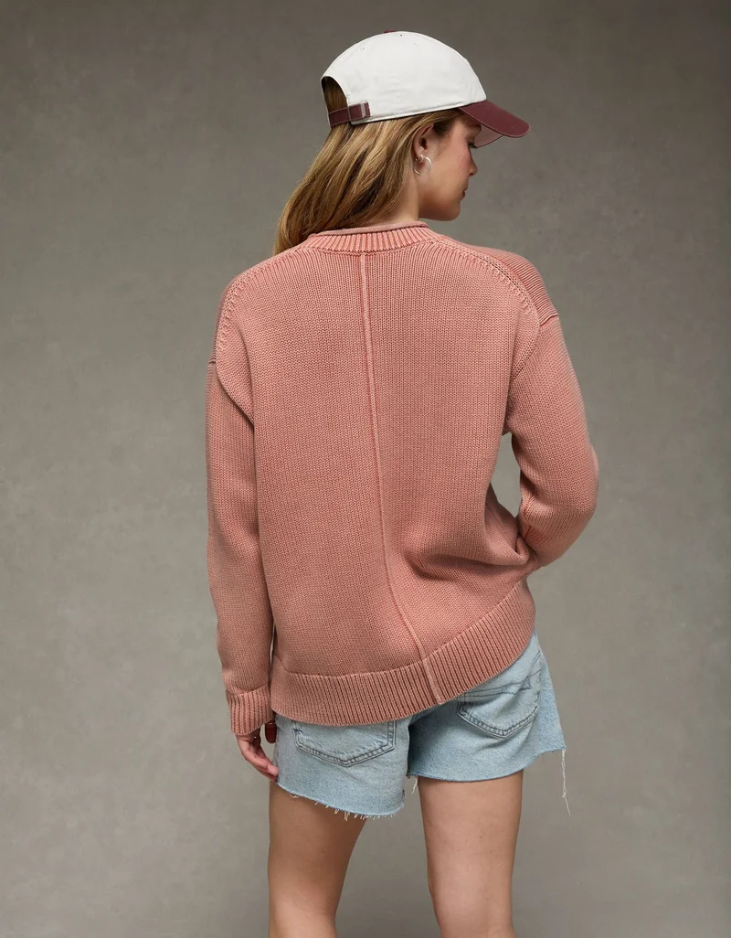 American Eagle  AE Big Hug Oversized Sweater for Women | Best Price UAE