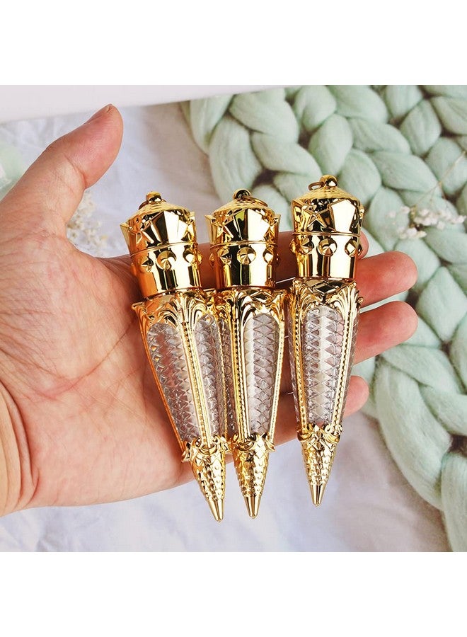 COSIDEA 15Pcs Empty Golden Crown 4Ml Lip Gloss Tubes Empty Lipgloss Tube For Diy Lip Gloss - Image 4