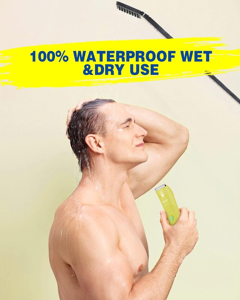 VIKICON Unisex Hair Trimmer - Cordless Electric Razor for Men and Women, Waterproof, Adjustable Length Guards, LED Light, Removable Blade Heads, 60-Minute Continuous Shaving - Image 3