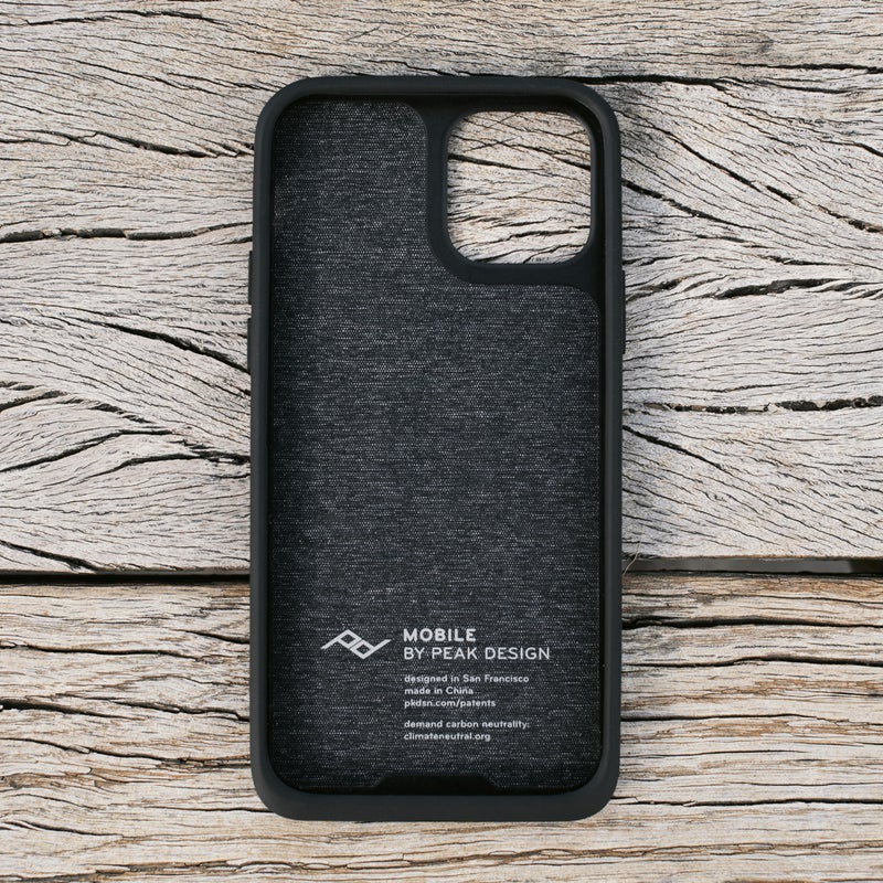 Peak Design Mobile Everyday Loop Phone Case for iPhone 12, Charcoal, With Loop, Slim Profile, 6 ft Drop Protection, Weatherproof Fabric Shell, SlimLink Connects to Peak Design Mobile Mounts & Gear - Image 5