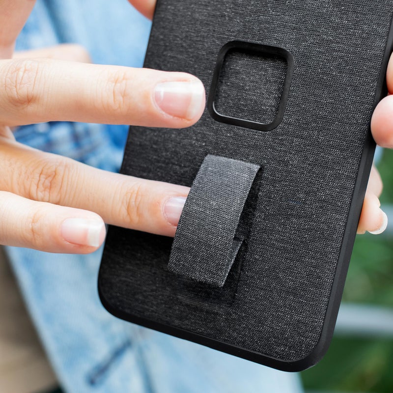 Peak Design Mobile Everyday Loop Phone Case for iPhone 12, Charcoal, With Loop, Slim Profile, 6 ft Drop Protection, Weatherproof Fabric Shell, SlimLink Connects to Peak Design Mobile Mounts & Gear - Image 3