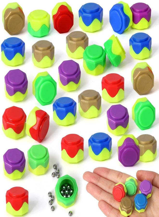VZZNN 30 Pcs Weighted Design Gonggi Game Set with Steel Balls,Korean Traditional Game for Retro Gaming Fans,Gongii Gogi Goongi Gangi Pack,Stone Catching Game for Stress-Relief, Family Fun - Image 1