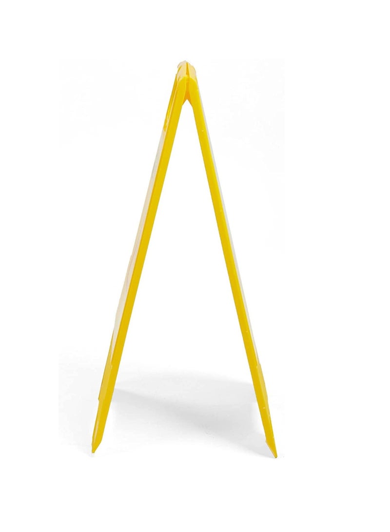 Foldable Caution Wet Floor Signage Board With Magicare All Purpose Liquid Cleaner In 5 Liters Gallon  - Image 3