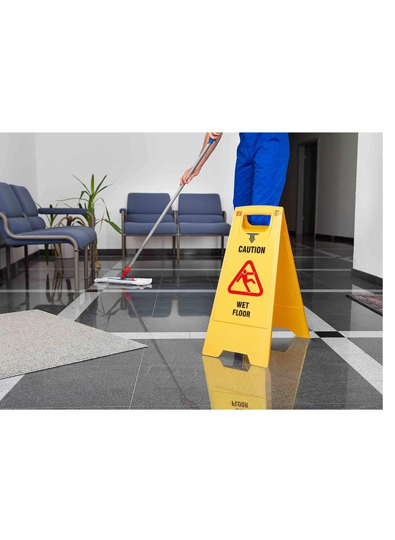 Foldable Caution Wet Floor Signage Board With Magicare All Purpose Liquid Cleaner In 5 Liters Gallon  - Image 5
