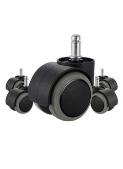 Daytoyz Office Chair Wheels Replacement for IKEA Chairs, 10mm Stem (Set of 5), 2" Heavy Duty Swivel Polyurethane Casters for IKEA Chair Furniture Accessories, Protection for Hardwood Floors Carpet  - Image 2