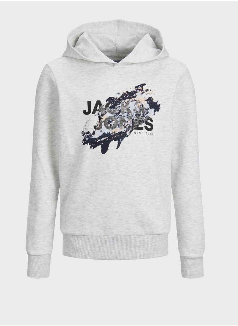 Jack & Jones Junior - Youth Graphic Hoodie - Image 1
