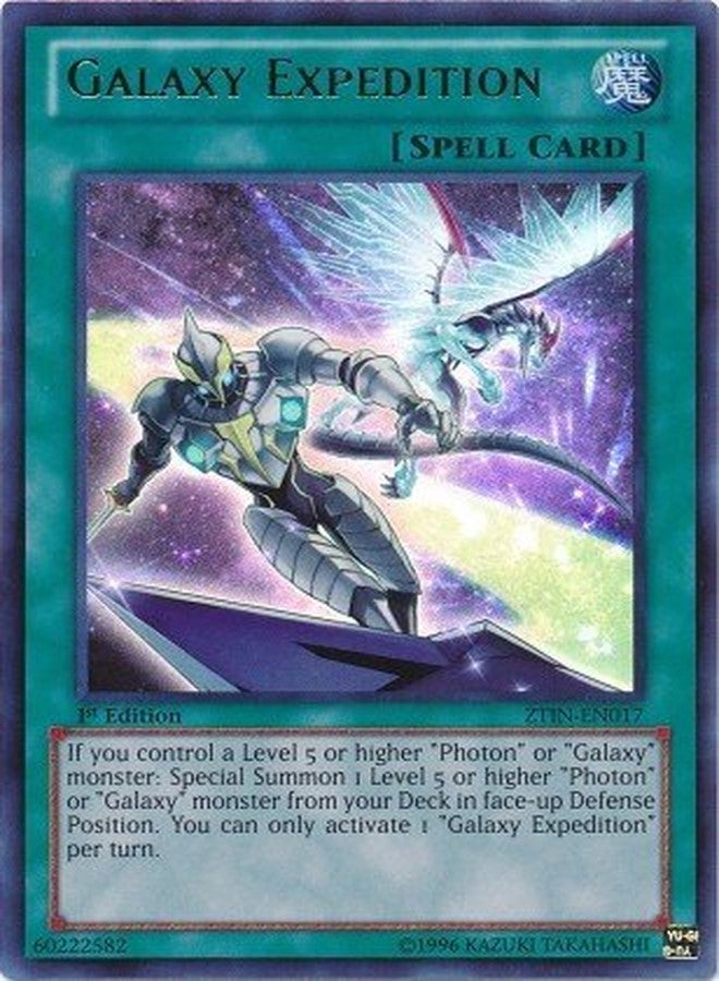 YU-GI-OH! - Galaxy Expedition (ZTIN-EN017) - 2013 Zexal Collection Tin - 1st Edition - Ultra Rare