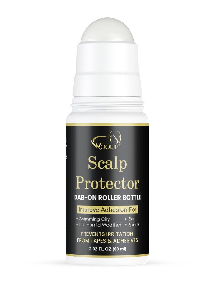Woolip Scalp Protector Dab-On Roller Bottle Lotion - Reduces Irritation from Hair Patch Tape & Wig Adhesive | Anti-Itching, Hygienic Formula | Improves Adhesion & Scalp Comfort (60ml) - Image 1