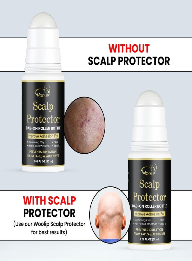 Woolip Scalp Protector Dab-On Roller Bottle Lotion - Reduces Irritation from Hair Patch Tape & Wig Adhesive | Anti-Itching, Hygienic Formula | Improves Adhesion & Scalp Comfort (60ml) - Image 5
