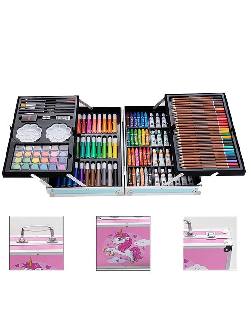 Toy Box Unicorn Deluxe Art Set 145 Pieces Drawing Painting Set for kids - Image 4