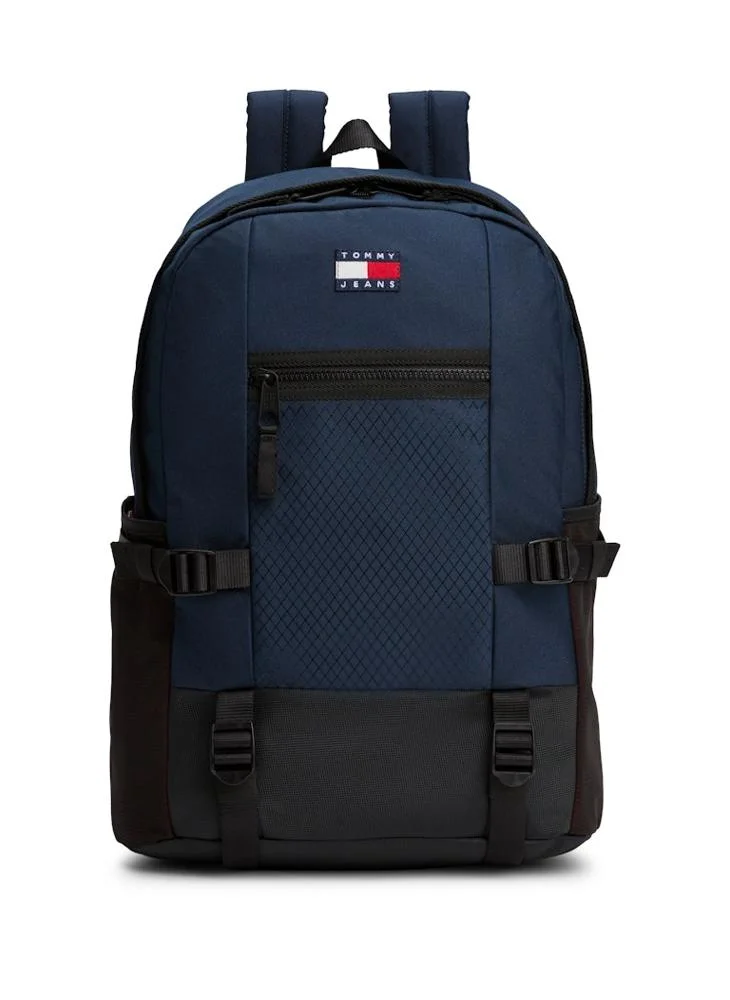 تومي جينز Logo Deatiled Zip Through Backpack