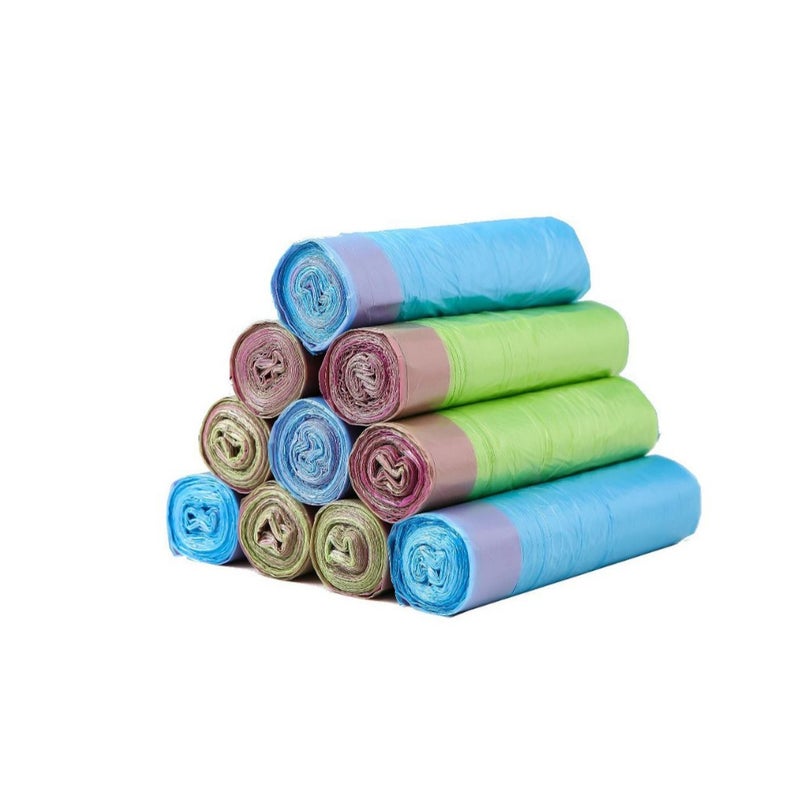 Thickened Drawstring Garbage Bag Automatic Closing Disposable Black Garbage Bag Spot Factory A Generation Of Hair - Image 1