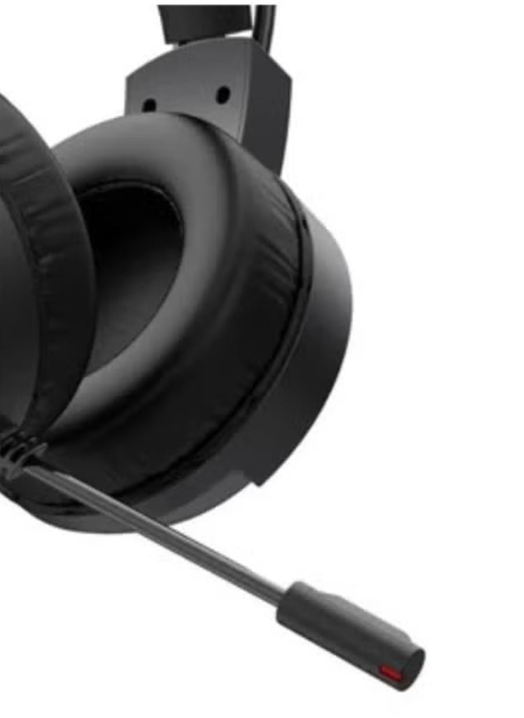 JAJEEK G103 RGB Gaming Headset, LED Backlight, 50mm Drivers, Noise-Cancelling Microphone, USB Connection, Comfortable PU Leather Ear Cushions for PC, PS4, Xbox, and More – Immersive Audio for Gamers - Image 4