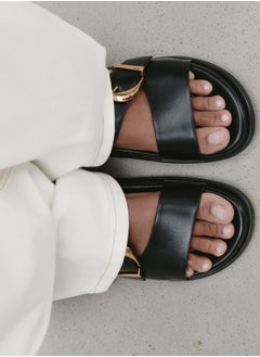 Zara Buckled flat sandals  - Image 5