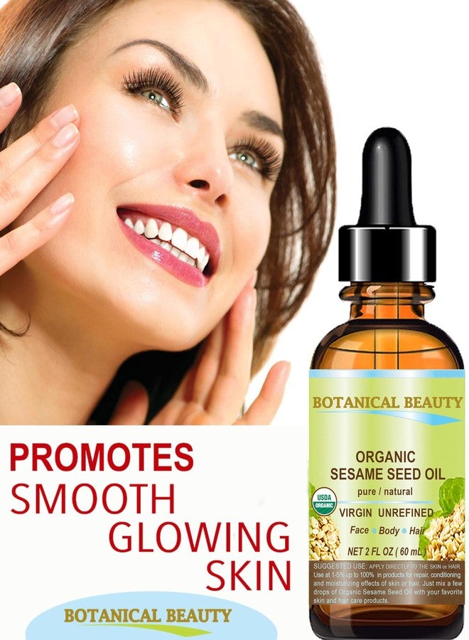Botanical Beauty Organic SESAME SEED OIL 100% Pure Natural Virgin Unrefined Undiluted Cold Pressed Carrier Oil for Face, Skin, Body, Hair, Massage, Nails. 4 Fl. oz - 120 ml - Image 4