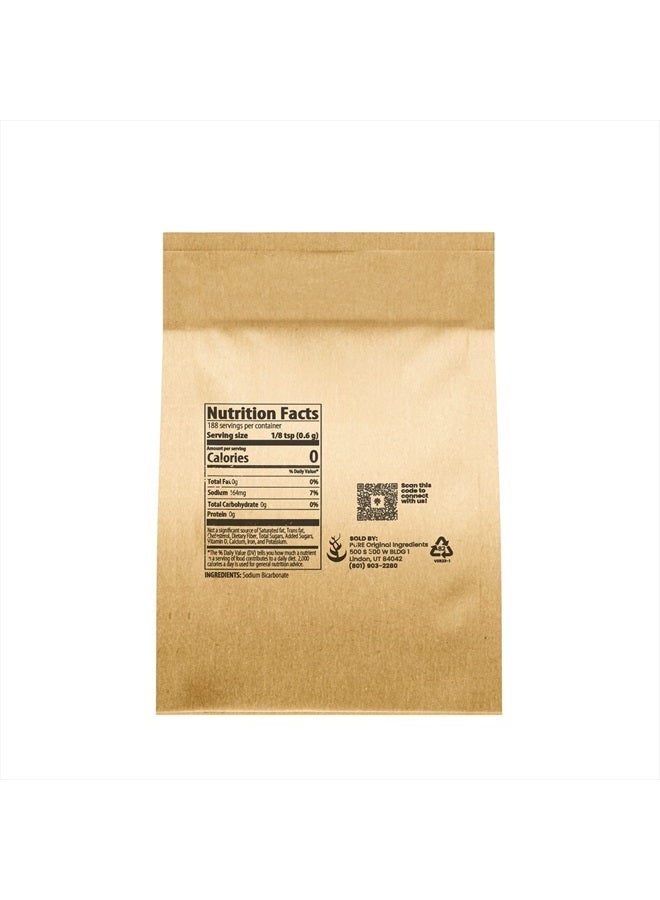 PURE ORIGINAL INGREDIENTS Pure Original Ingredients Sodium Bicarbonate (Baking Soda) (4 oz) Always Pure, No Fillers Or Additives, Eco-Friendly Packaging - Image 2