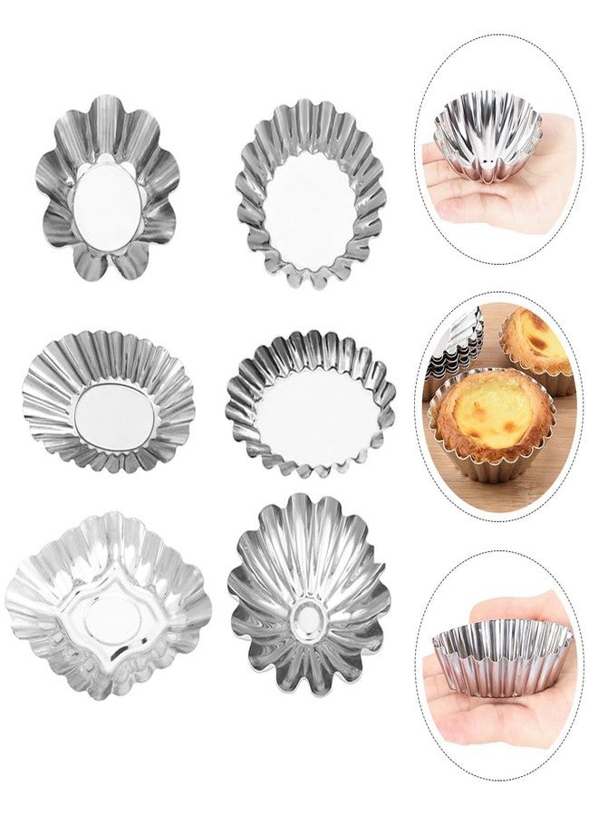 Hemoton 12Pcs Stainless Steel Egg Tart Molds 2.40X2.40X1.81In Mini Tartlet Baking Pans for Pies Cheesecakes Cupcakes Multi-Function Kitchen Bakeware - Image 4