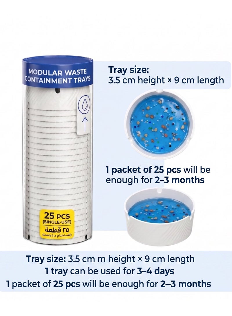 Modular Waste Containment Tray – Gel-Base Utility System - Image 1