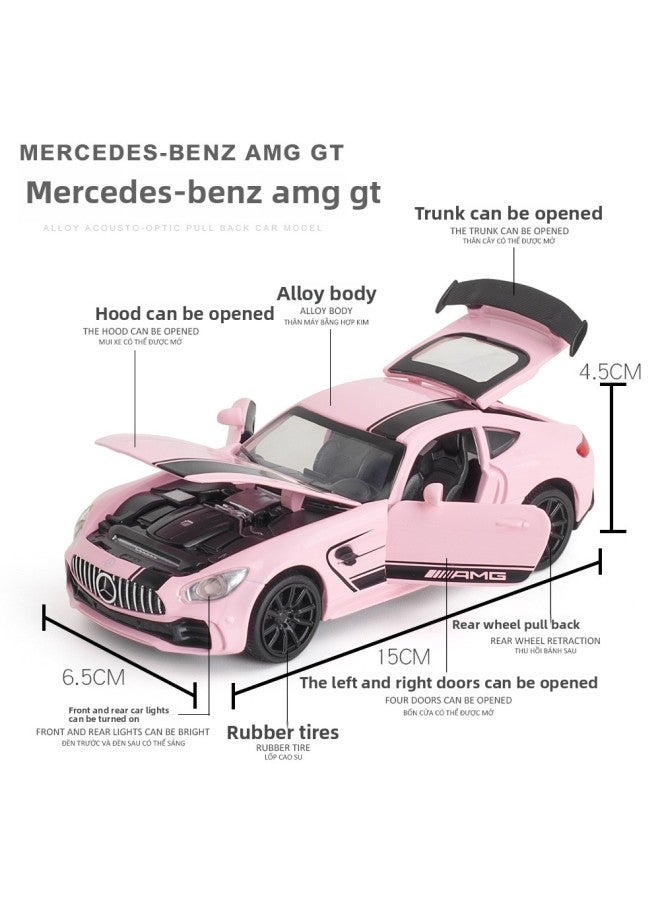 1:32 Pink Lanbo Daben Sports Car Alloy Simulation Children's Toy Car Car Model Girl Gift Wholesale-Color:Lanbo 780 Pink Boxed