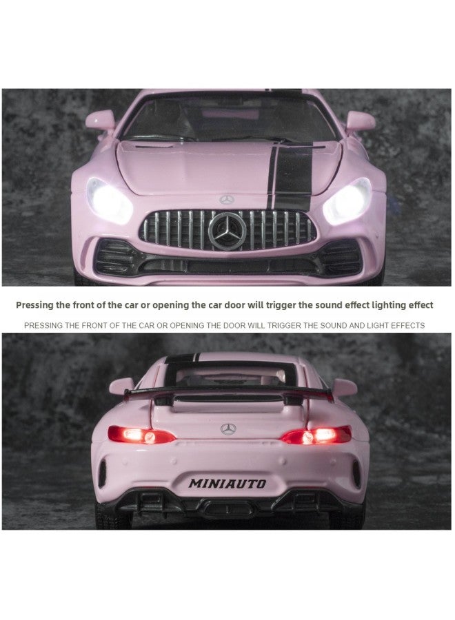 1:32 Pink Lanbo Daben Sports Car Alloy Simulation Children's Toy Car Car Model Girl Gift Wholesale-Color:Lanbo 780 Pink Boxed