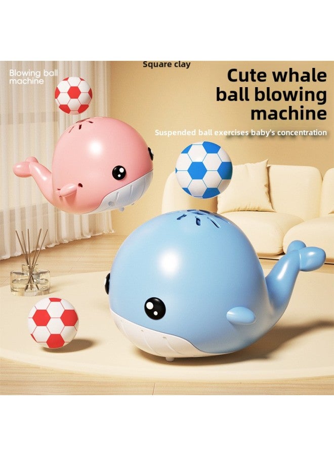 Whale Suspension Ball Baby Concentration Training Children Early Education Boys And Girls 0-1 Years Old 2 Baby Toys Wholesale-Specifications:Blue Whale + Pink Whale Ball Blowing Machine-8 Balls - Image 3
