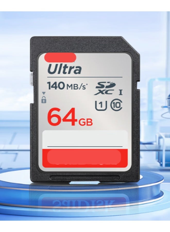 64GB SD Memory Card U1 C10 Ultra High Speed Memory Card, Read Speed 140MB/s, Full HD Video, Ideal for Digital Cameras - Image 2