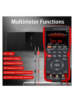 SYOSI 3in1 Digital Multimeter Tester, Multi Tester, Smart Measurement, Auto-Ranging Voltmeter, LCD Display, Tester with Dual-Channel Oscilloscope, Voltage, Current, Resistance, Continuity, Diode  - Image 5