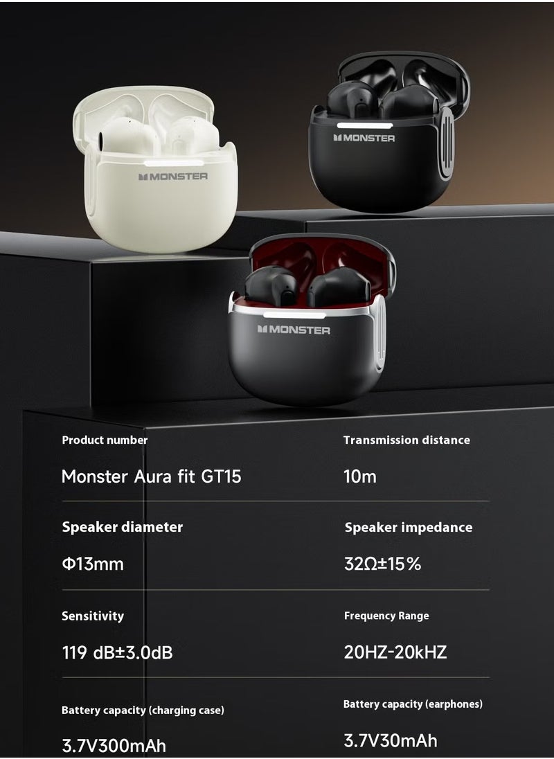 Monster - MONSTER wireless Bluetooth headset | 24-hour long battery life · 13mm metal diaphragm · Bluetooth 5.4 ultra-fast connection · Cloud-like comfortable wearing · Clear call experience - Image 1