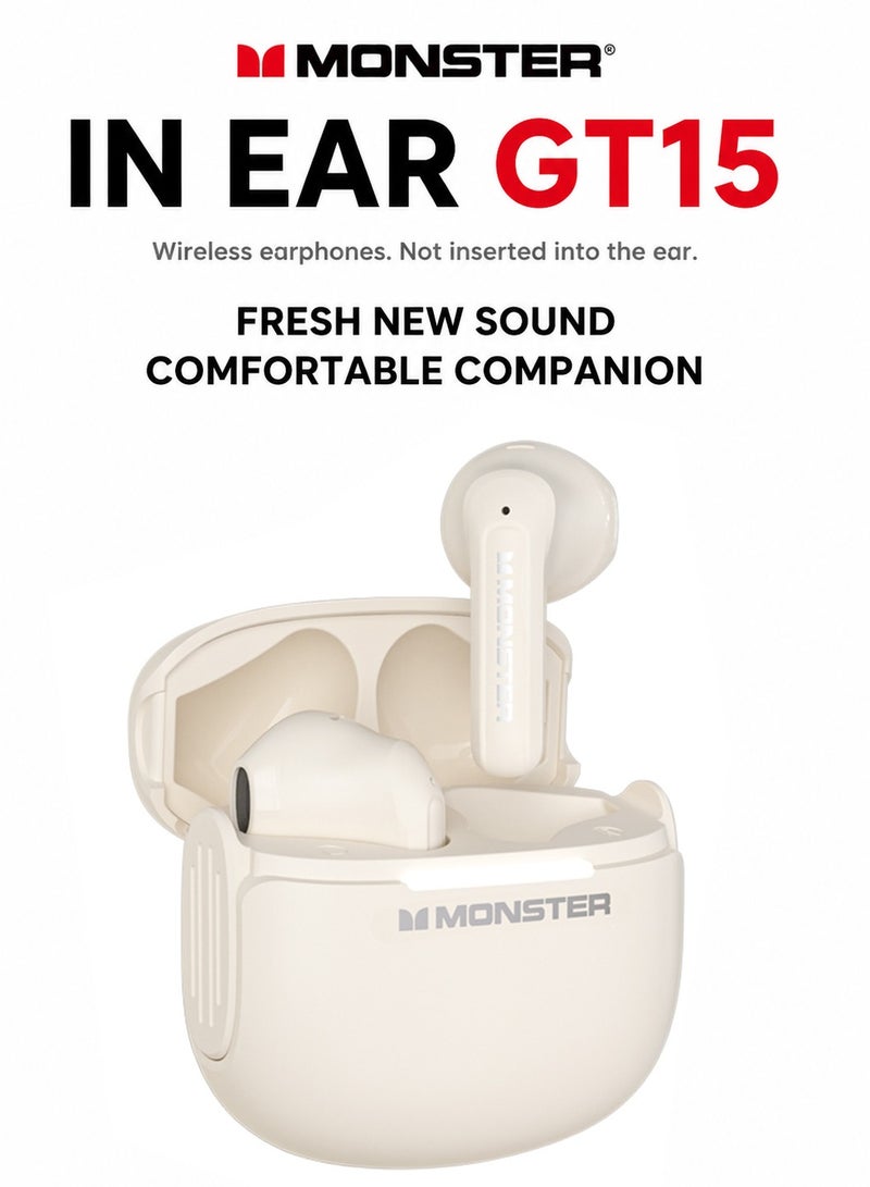 MONSTER Wireless Bluetooth Headset | 24H Battery Life, 13mm Metal Diaphragm, Bluetooth 5.4, Clear Calls, Lightweight Cloud-Comfort Design - Image 1