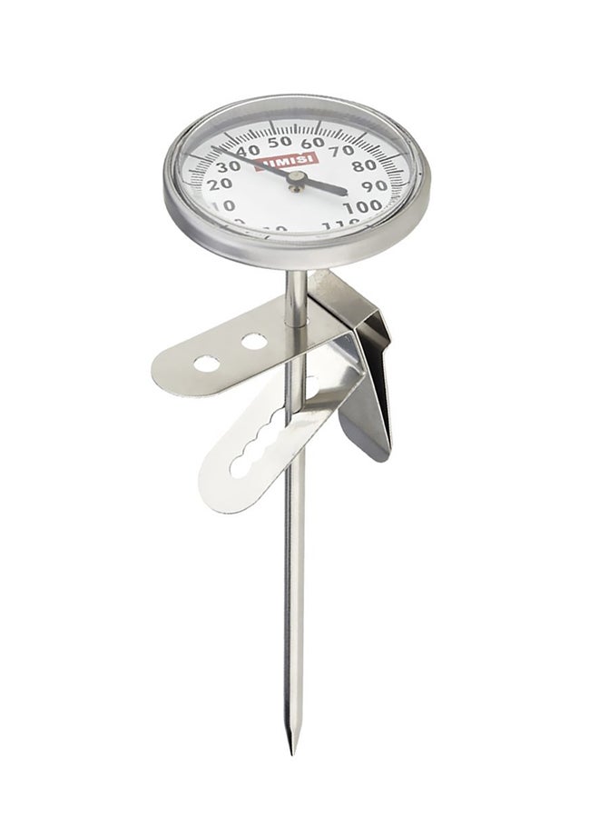 إسكدنيا مقياس حرارة لصنع رغوة الإسبريسو . فضي - Image 1