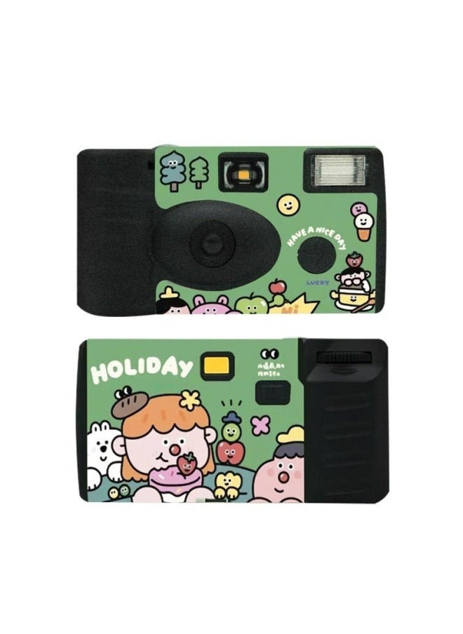 Generic Fools Develop Disposable Film Color Kodak Children's Film Camera Retro Machine 1M35-Color:"we Are On Holiday" Colorful 27 Sheets Iso400  - Image 5