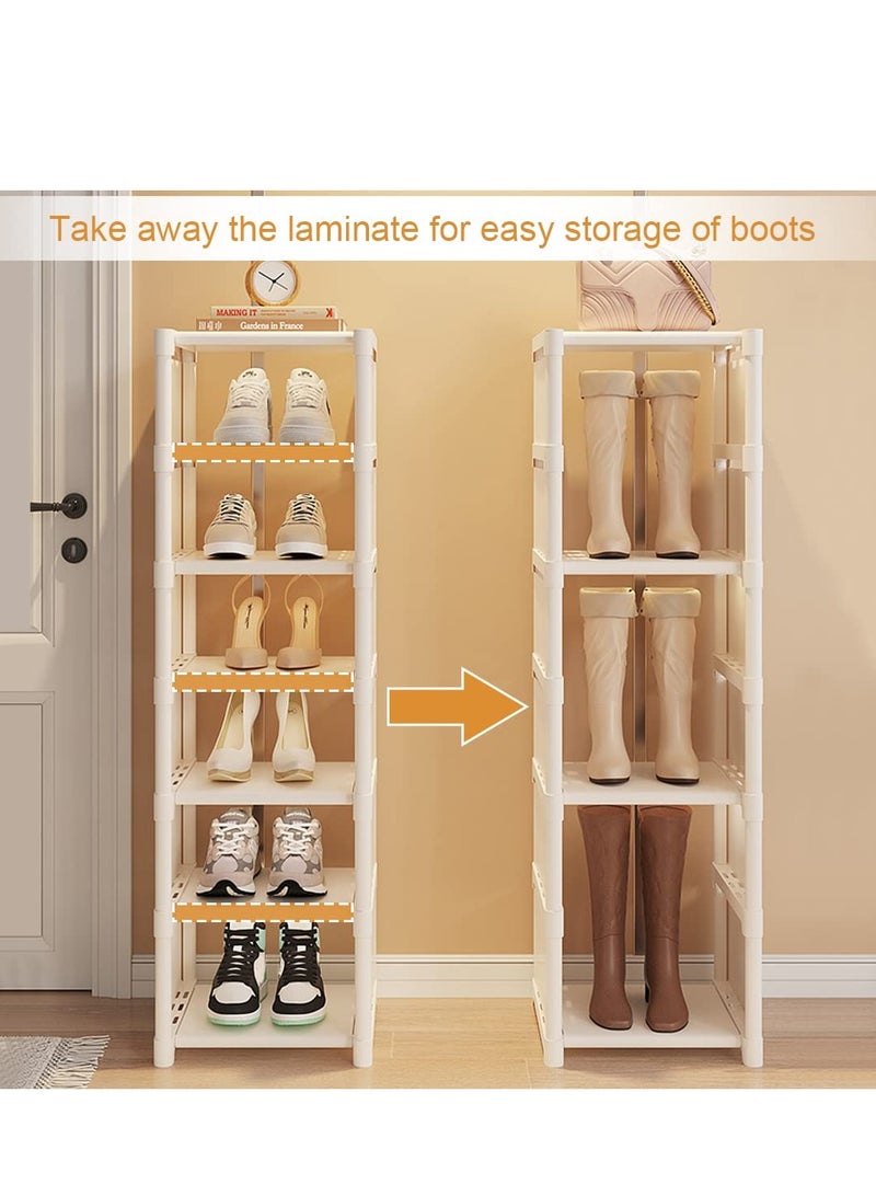 MIXDE 5-Tier Shoes Storage Rack for Entryway (5-Tier, Black)  - Image 3