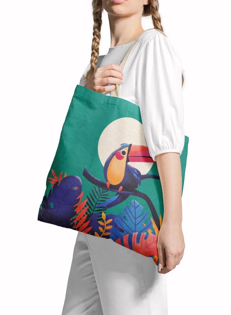 Tote Bag tropical bird