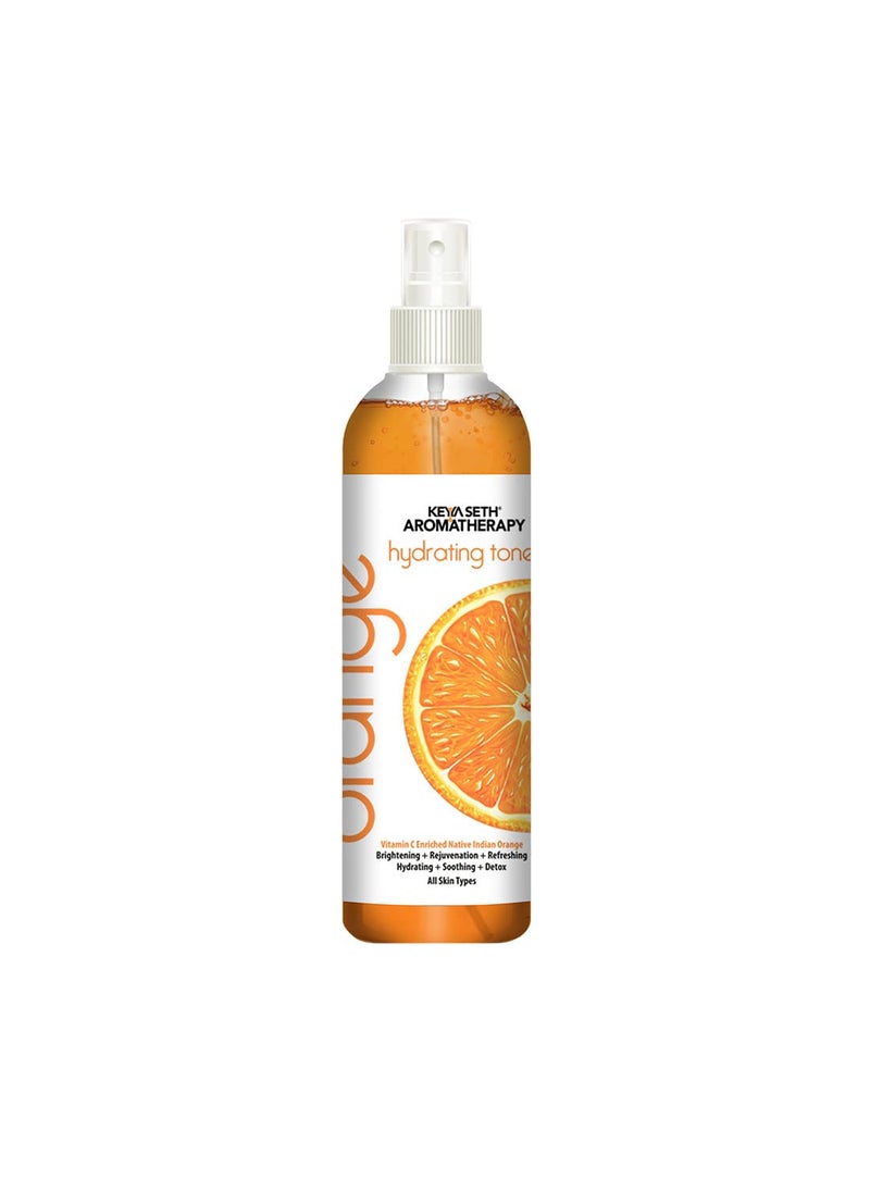KEYA SETH AROMATHERAPY, DEVICE OF DROP Keya Seth Aromatherapy Skin Hydrating Orange Toner Nourishing Brightening Oil Control Natural Glow Enriched with Pure Essential Oil of Orange for Dry Skin 200ml  - Image 1