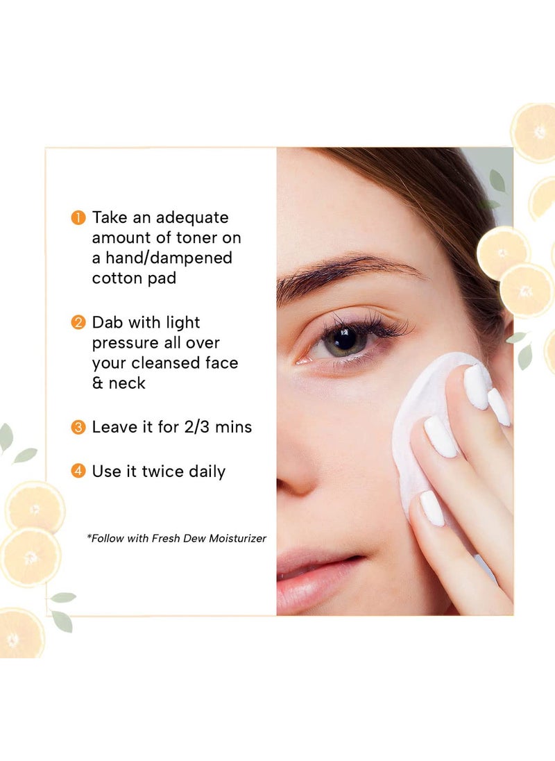 KEYA SETH AROMATHERAPY, DEVICE OF DROP Keya Seth Aromatherapy Skin Hydrating Orange Toner Nourishing Brightening Oil Control Natural Glow Enriched with Pure Essential Oil of Orange for Dry Skin 200ml  - Image 5