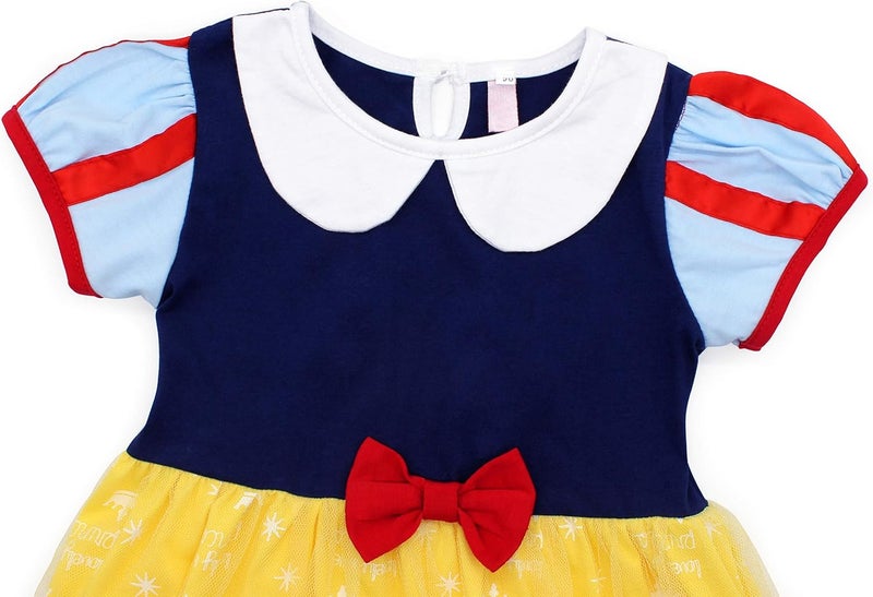 WonderBabe Girls Princess Costume Dress for Birthday Party Outfits Clothes with Accessories Child Kids Puff Sleeve Tulle Halloween Fancy Dresses 2-3 Years - Image 3