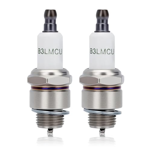 Powtol (Pack of 2) RJ19LM Spark Plug for Brigs Straton 796112 802592 5095K Champion J19LM (868) - Image 1