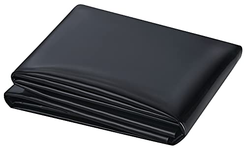 UWIOFF Small Pond Liner, 4 x 7 Feet 20 Mil Pond Liners for Outdoor Ponds, Black Pond HDPE Liner for Waterfall, Fish Ponds, Garden Fountain - Image 1