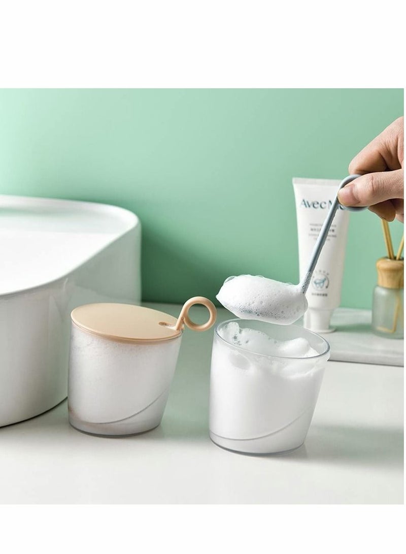 Excefore Face Foam Maker, Facial Cleanser Frother, Rich Cream Foamer Skincare Tools Travel Household Convenient Quick Lightweight Cup Whip Wash Skin - Image 2