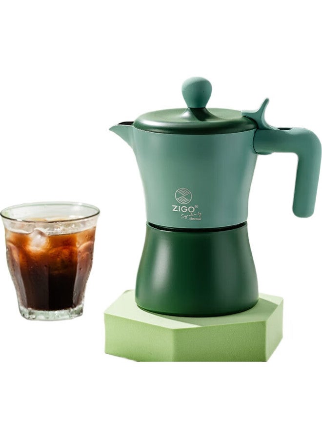 Zigo Moka Pot, Italian Espresso Pour-Over Coffee Maker, Co-Branded Edition, 3 Cups, [National Subsidy], Mocha Yellow - Image 3
