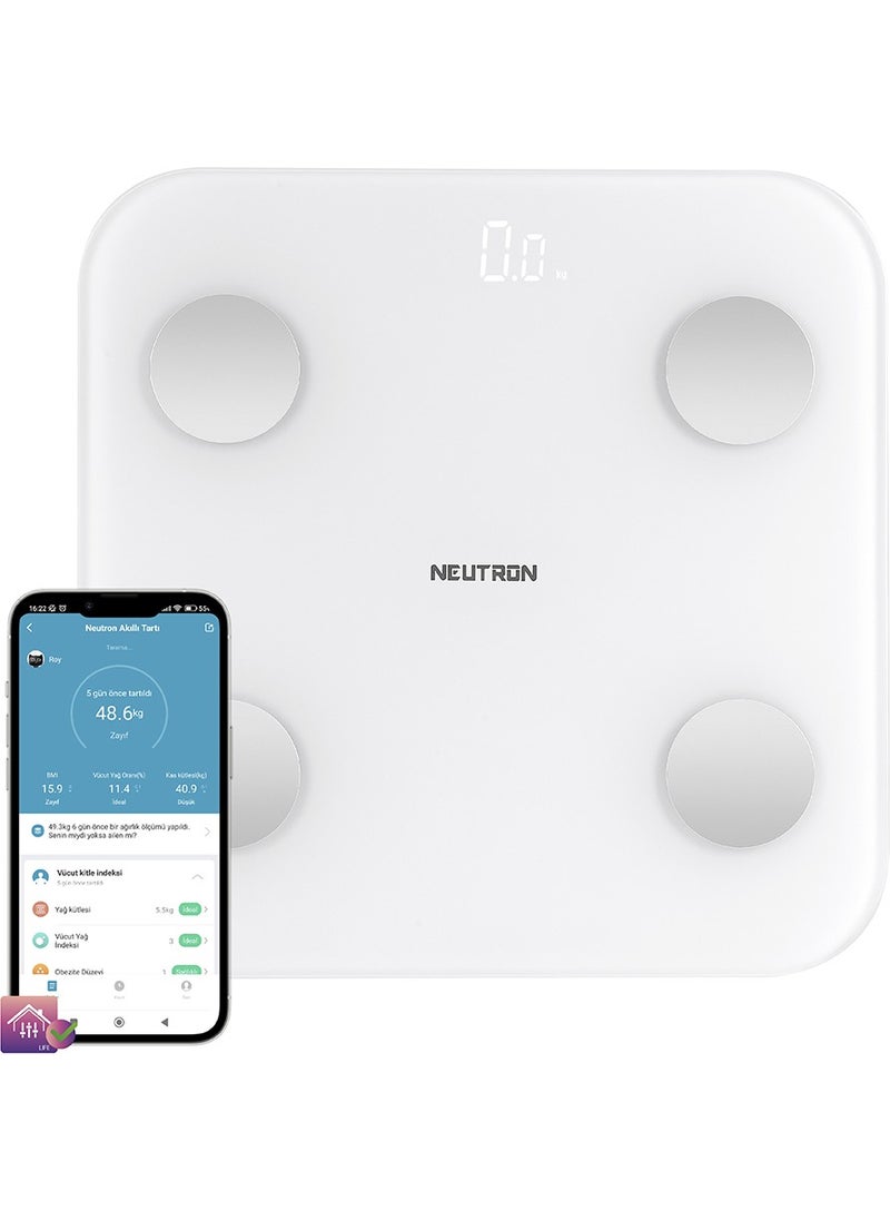 Neutron - Fat Meter Multifunctional Scale Smart Bluetooth Weighing Scale - Control via App - Image 1