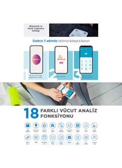 Neutron Fat Meter Multifunctional Scale Smart Bluetooth Weighing Scale - Control via App  - Image 3